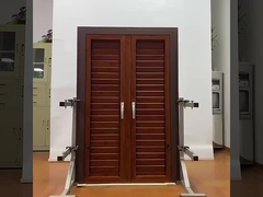 التحكم في الكرنك الألومنيوم لوفر النوافذ التصميم الأوروبي